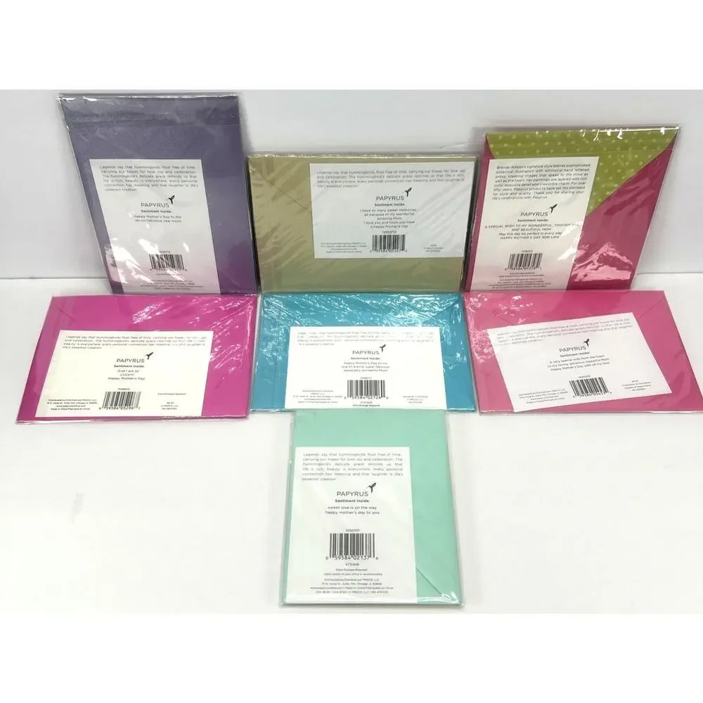 Lot of 7 Papyrus Mother's Day Cards, for Mom, Mommy to be, New Mom, Wife is Hot